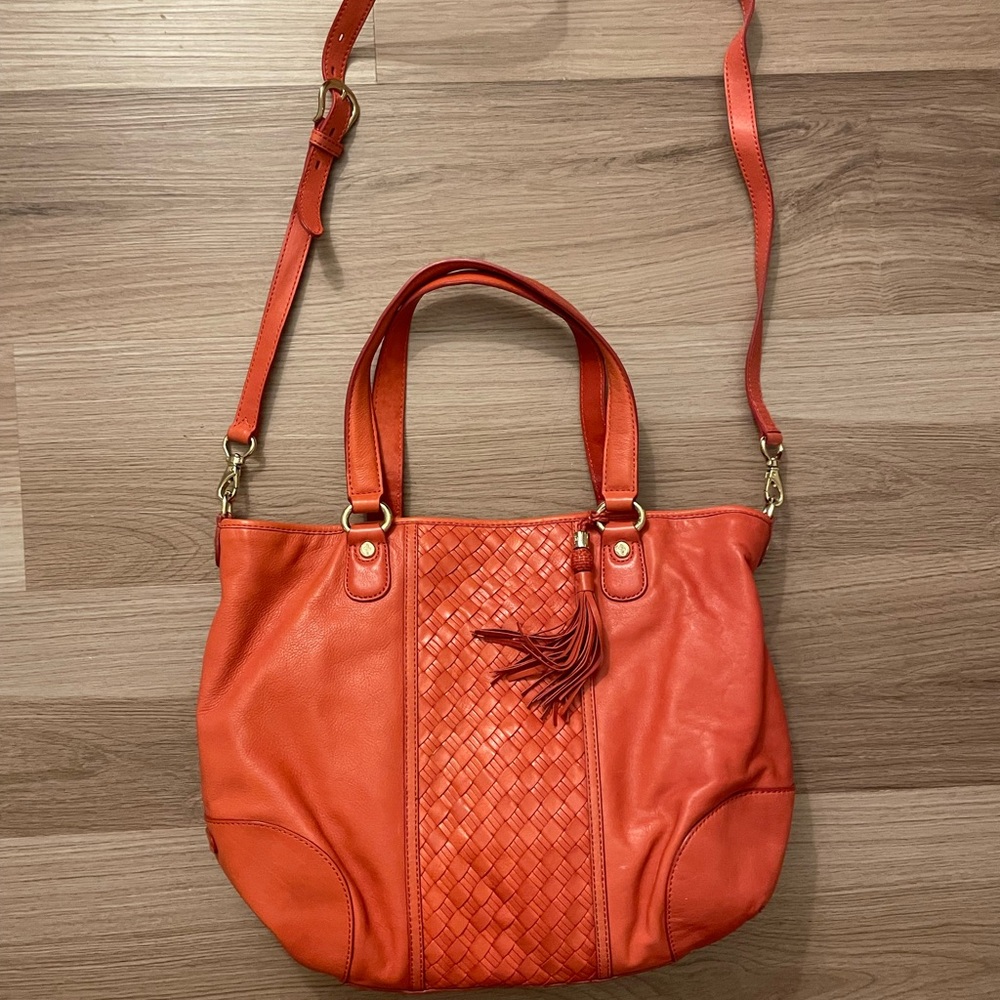 Cole Haan, Red Leather Bag
